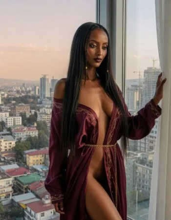 Private Addis Massage atmosphere — gold suite detail